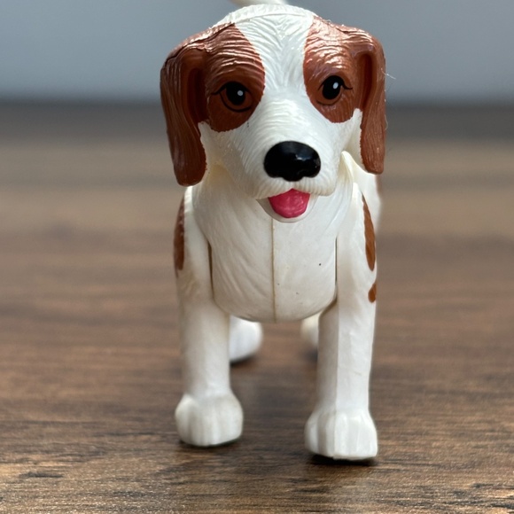 VINTAGE 1995 Mattel BARBIE Vet Dog White Toy Figure Pet Doctor Set Replacement - Picture 2 of 9